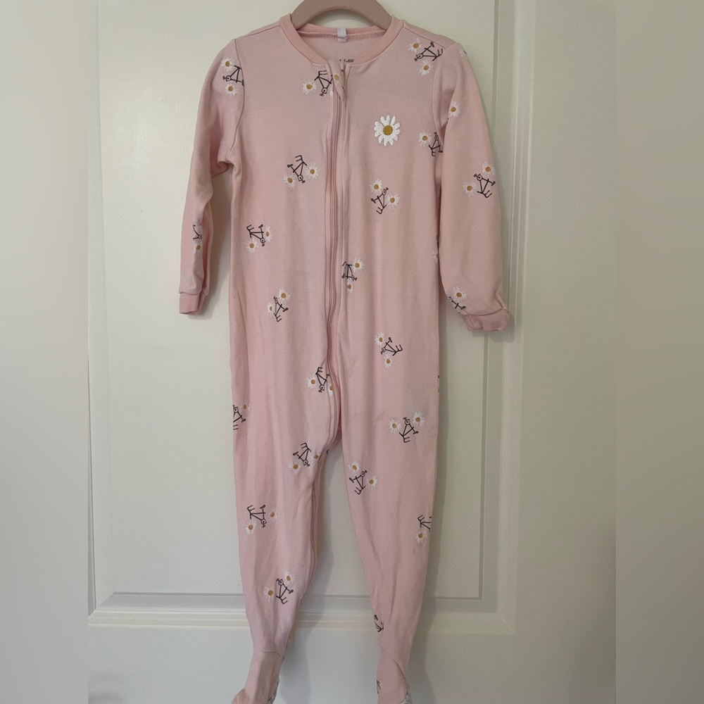 5/$30♥️Pekkle-Pink Floral Kids One Piece